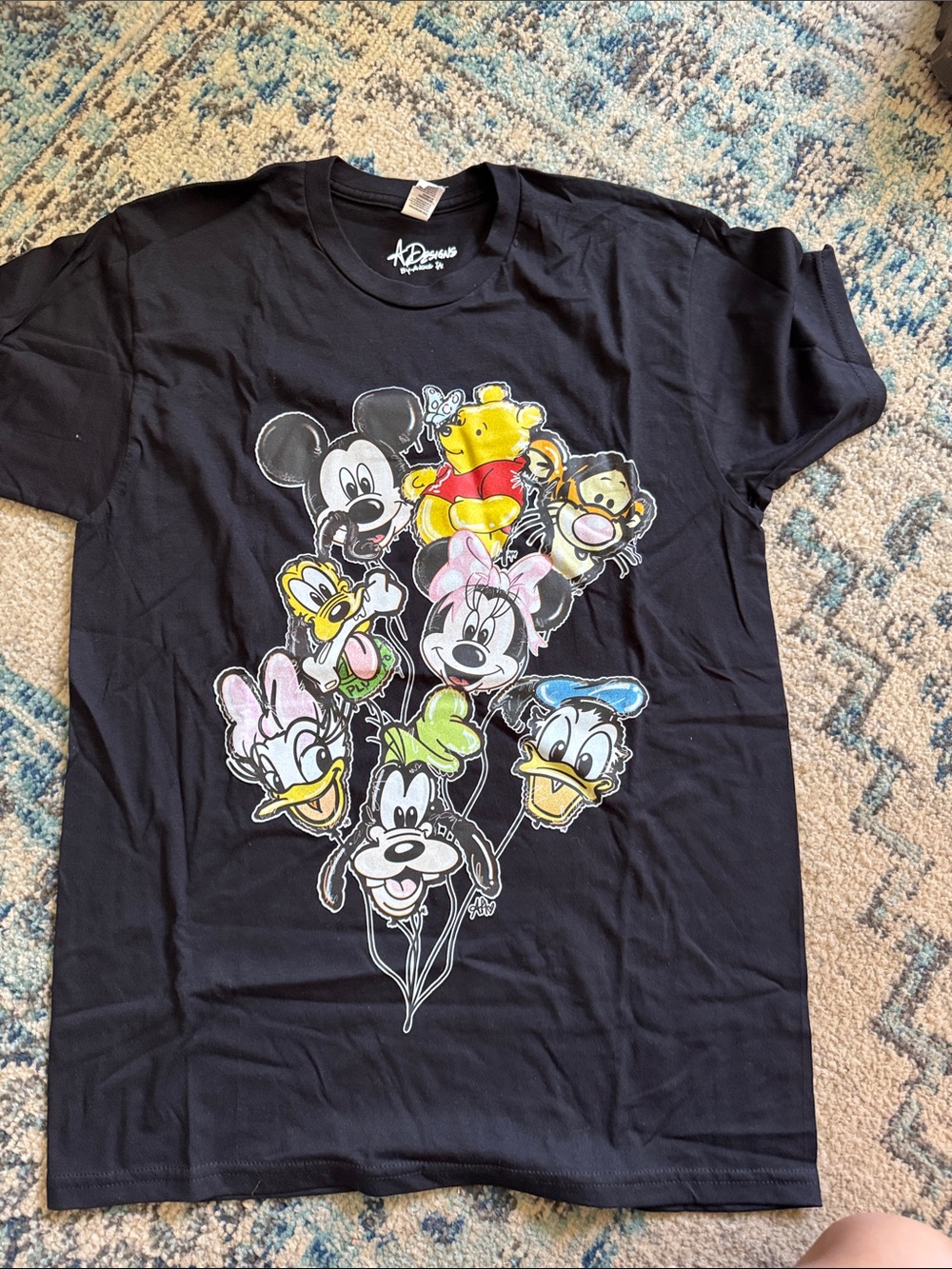 Disney balloon custom tee by A by Alexis